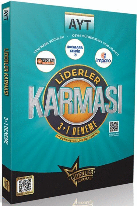 LİDERLER KARMASI 3 + 1 AYT DENEMESİ (+1 DENEME ONLİNE DENEME)