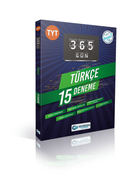 365 GÜN TYT TÜRKÇE DENEMESİ(15 DENEME)